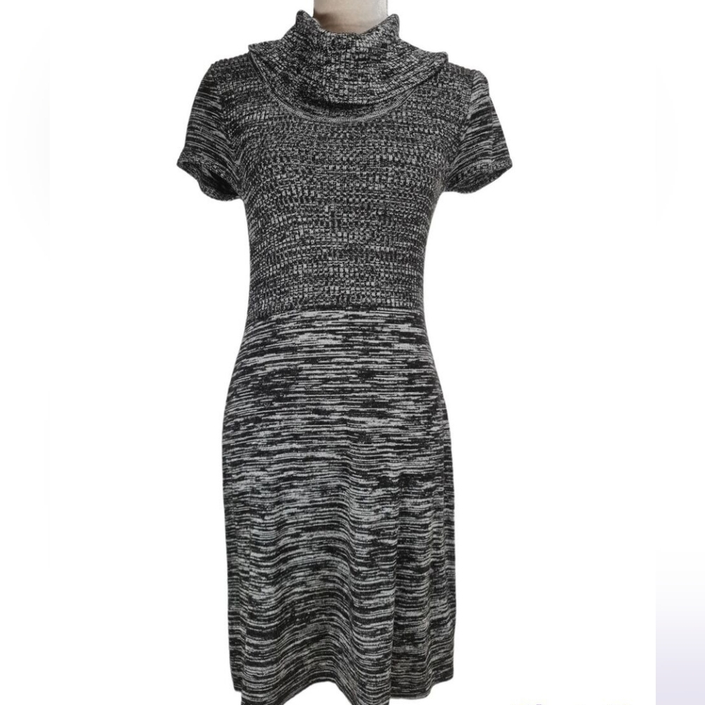 Calvin Klein brown short sleeve sweater dress